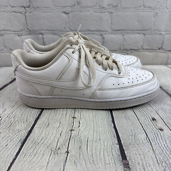 Nike Men’s Court Vision Low Size 8.5 Triple White‎ DH2987-100 - Picture 6 of 10